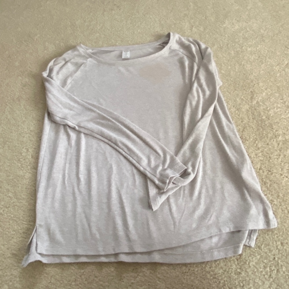 old navy cream long sleeve top